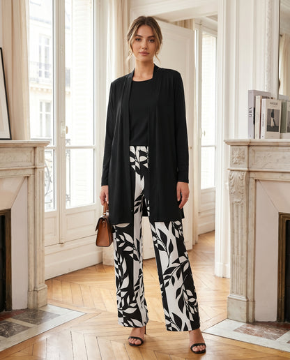 Ensemble 3 Pièces Femme Décontracté Chic