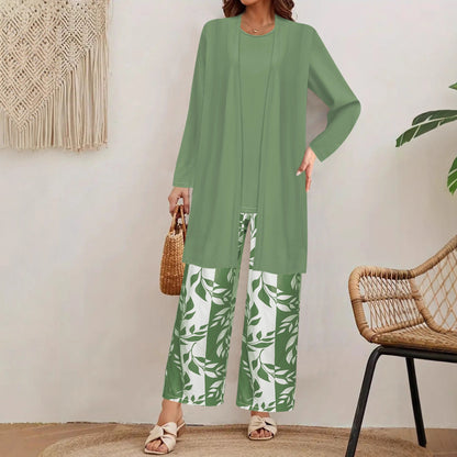 Ensemble 3 Pièces Femme Décontracté Chic