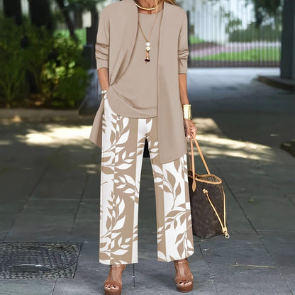 Ensemble 3 Pièces Femme Décontracté Chic