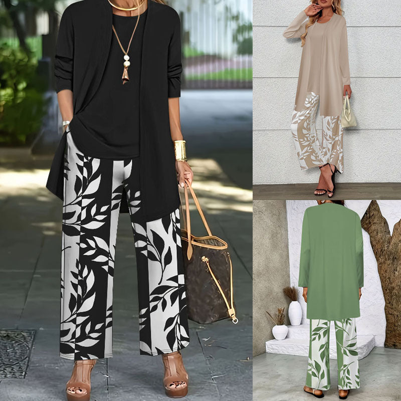 Ensemble 3 Pièces Femme Décontracté Chic