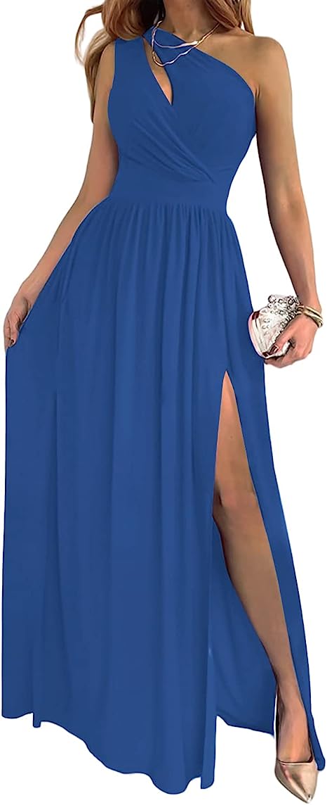Robe Longue Asymétrique à Fente